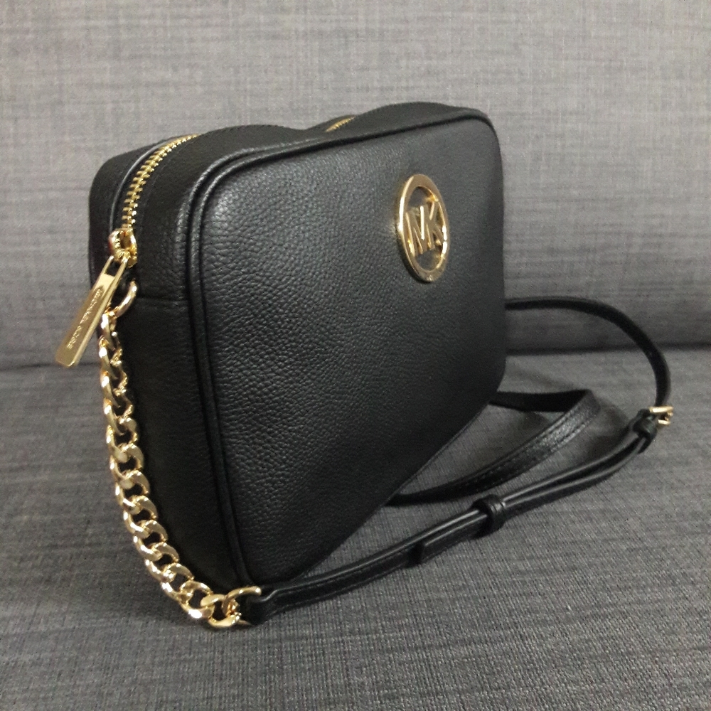 NWT MICHAEL KORS LEATHER FULTON CROSSBODY BAG - Picture 12 of 16